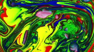 1920 x 1080 25 Fps. çok güzel soyut Rgb renk tasarım renkli girdap doku arka plan Ebru Video.