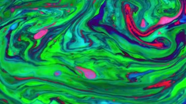 1920 x 1080 25 Fps. çok güzel soyut renkler tasarım renkli girdap doku arka plan Ebru Video.