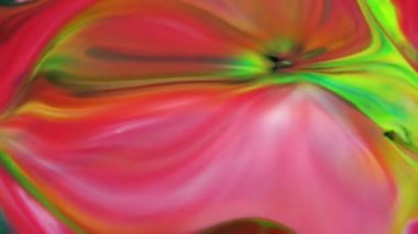 1920 x 1080 25 Fps. çok güzel mürekkep soyut sanat konusunda hava atan desen renk boya sıvı kavramı doku Video.