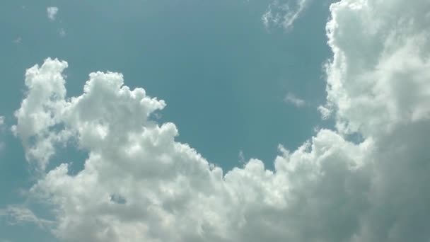 1920 1080 Fps Mycket Trevlig Långsamt Fluffigt Moln Himlen Tid — Stockvideo