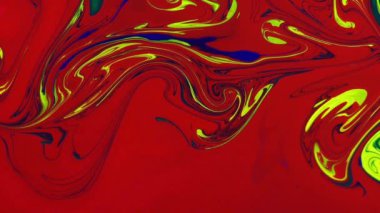 1920 x 1080 25 Fps. çok güzel kırmızı ve Mavi Soyut Renkler sonsuz arka plan doku video.