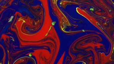 1920 x 1080 25 Fps. çok güzel kırmızı ve Mavi Soyut Renkler sonsuz arka plan doku video.