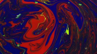 1920 x 1080 25 Fps. çok güzel kırmızı ve Mavi Soyut Renkler sonsuz arka plan doku video.