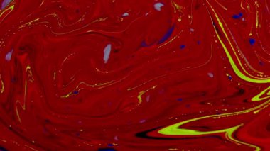 1920 x 1080 25 Fps. çok güzel kırmızı ve Mavi Soyut Renkler sonsuz arka plan doku video.