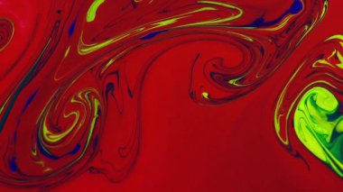 1920 x 1080 25 Fps. çok güzel kırmızı ve Mavi Soyut Renkler sonsuz arka plan doku video.