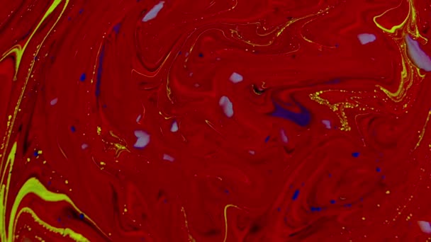1920X1080 Fps Красивые Красные Синие Абстрактные Цвета Бесконечности Фон Видео — стоковое видео