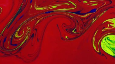 1920 x 1080 25 Fps. çok güzel kırmızı ve Mavi Soyut Renkler sonsuz arka plan doku video.