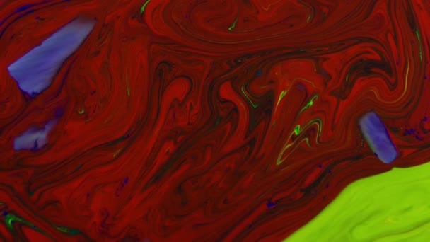 1920X1080 Fps Дуже Красиві Червоні Сині Абстрактні Кольори Нескінченності Текстури — стокове відео