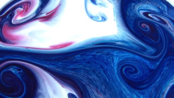 1920X1080 Fps Muy Bonito Rojo Azul Abstracto Colores Del Infinito — Vídeo de stock