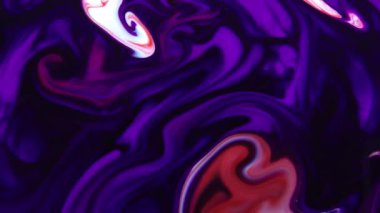 1920 x 1080 25 Fps. çok güzel mürekkep soyut Psychedelic boya sıvı hareketli arka plan doku Video.