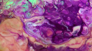 1920 x 1080 25 Fps. çok güzel mürekkep soyut Psychedelic boya sıvı hareketli arka plan doku Video.