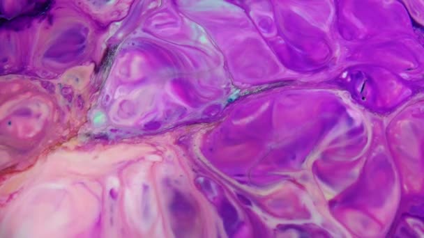 1920X1080 Fps Very Nice Ink Abstract Psychedelic Paint Liquid Motion — Stock Video