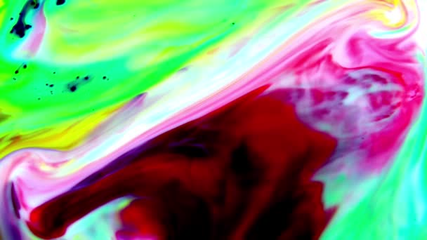 1920x1080 25 Fps. Très belle encre abstraite peinture psychédélique liquide mouvement arrière-plan texture vidéo .