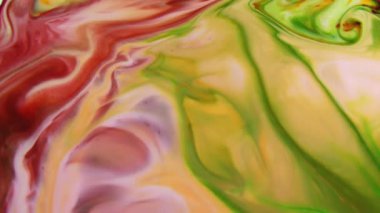 1920 x 1080 25 Fps. çok güzel mürekkep soyut Psychedelic boya sıvı hareketli arka plan doku Video.