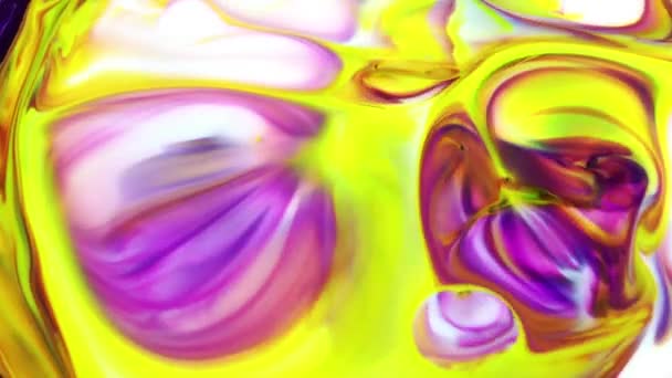 1920x1080 25 Fps. Très belle encre abstraite peinture psychédélique liquide mouvement arrière-plan texture vidéo .