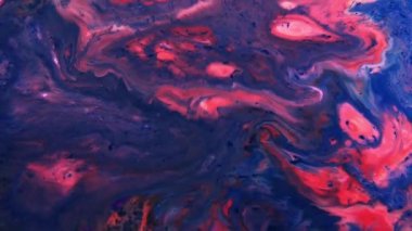 1920 x 1080 25 Fps. çok güzel mürekkep soyut Psychedelic boya sıvı hareketli arka plan doku Video.