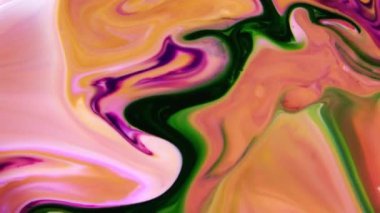 1920 x 1080 25 Fps. çok güzel mürekkep soyut Psychedelic boya sıvı hareketli arka plan doku Video.