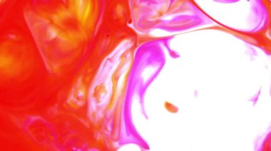 1920 x 1080 25 Fps. çok güzel mürekkep soyut Psychedelic boya sıvı hareketli arka plan doku Video.