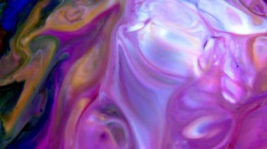 1920 x 1080 25 Fps. çok güzel mürekkep soyut Psychedelic boya sıvı hareketli arka plan doku Video.