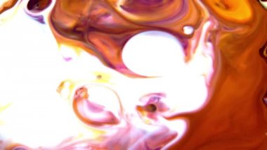 1920 x 1080 25 Fps. çok güzel mürekkep soyut Psychedelic boya sıvı hareketli arka plan doku Video.