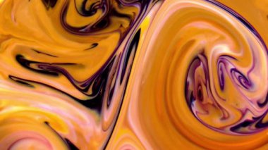 1920 x 1080 25 Fps. çok güzel mürekkep soyut Psychedelic boya sıvı hareketli arka plan doku Video.