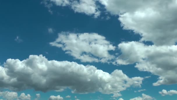 1920X1080 Fps Sehr Schön Langsam Kumulus Regenwolken Himmel Zeitraffer Video — Stockvideo