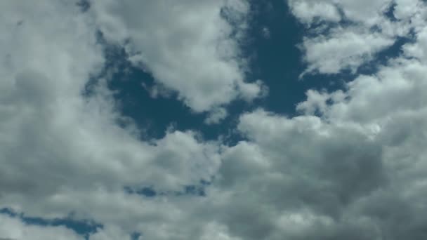 1920X1080 Fps Very Nice Slowly Cumulus Rain Clouds Sky Time — Stock Video