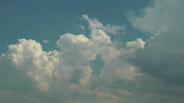 1920 1080 Fps Mycket Trevlig Långsamt Cumulus Regn Moln Himlen — Stockvideo