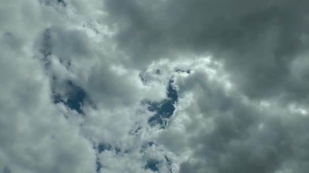 1920X1080 Fps Muy Niza Lentamente Cumulus Nubes Lluvia Cielo Time — Vídeos de Stock