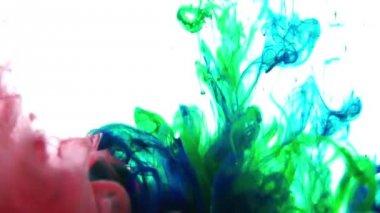 1920 x 1080 25 Fps. çok güzel soyut Colorfl Clours su doku Bacground video.
