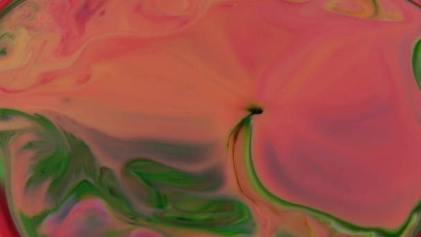 1920X1080 Fps Vídeo Reacción Química Colores Coloridos Abstractos Muy Bonitos — Vídeo de stock