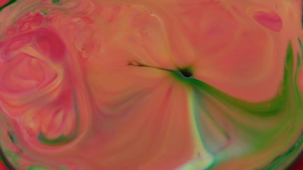 1920x1080 25 Fps. Très belle vidéo abstraite colorée de réaction chimique de couleurs .