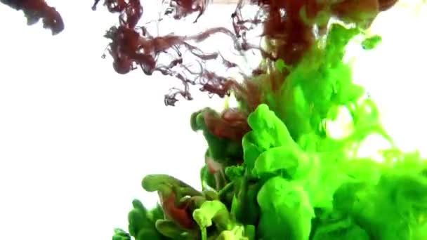 1920X1080 Fps Sehr Schöne Abstrakte Bunte Lebendige Wirbelnde Farben Explosion — Stockvideo