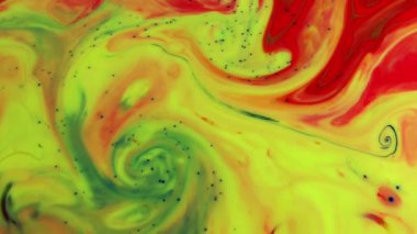 1920 x 1080 25 Fps. çok güzel soyut renkli canlı dönen renkler patlama boya patlama doku arka plan Video.