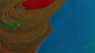 1920 x 1080 25 Fps. çok güzel soyut renkli canlı dönen renkler patlama boya patlama doku arka plan Video.