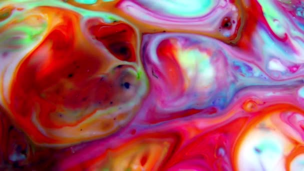 1920X1080 Fps Very Nice Abstract Colorful Vibrant Swirling Colors Explosion — Stock Video