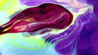 1920 x 1080 25 Fps. çok güzel soyut renkli canlı dönen renkler patlama boya patlama doku arka plan Video.