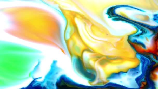 1920X1080 Fps 非常漂亮的抽象多彩动感的旋转颜色爆炸油漆喷砂纹理背景视频 — 图库视频影像