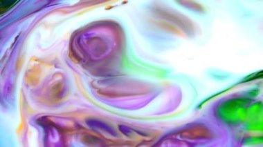 1920 x 1080 25 Fps. çok güzel mürekkep soyut Psychedelic boya sıvı hareketli arka plan doku Video.