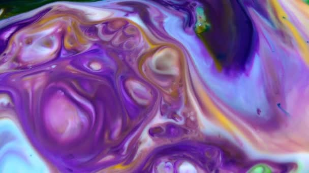 1920X1080 Fps Foarte Frumos Abstract Colorat Vibrant Swirling Culori Explozie — Videoclip de stoc