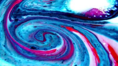 1920 x 1080 25 Fps. çok güzel mürekkep soyut Psychedelic boya sıvı hareketli arka plan doku Video.