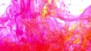 1920 x 1080 25 Fps. çok güzel mürekkep yayılır su video kabarcıklar..