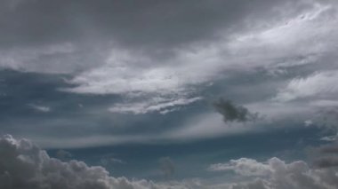 1920 x 1080 25 Fps çok güzel bulutlar mavi hareketli temiz. bulutlu gökyüzü Time Lapse Video.
