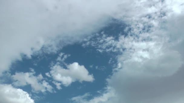 1920X1080 Fps Molto Bello Nuvole Che Muovono Nel Blu Pulito — Video Stock