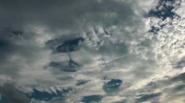 1920 x 1080 25 Fps çok güzel bulutlar mavi hareketli temiz. bulutlu gökyüzü Time Lapse Video.