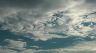 1920 x 1080 25 Fps çok güzel bulutlar mavi hareketli temiz. bulutlu gökyüzü Time Lapse Video.
