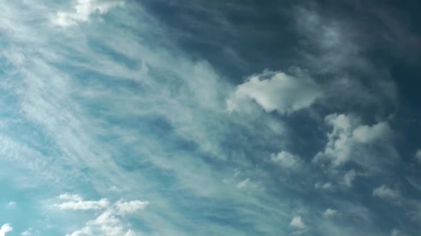 1920X1080 Fps Nuvens Muito Agradáveis Azul Clean Sky Time Lapse — Vídeo de Stock