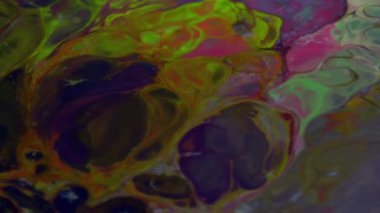 1920 x 1080 25 Fps. çok güzel soyut renkli canlı dönen renkler patlama boya patlama doku arka plan Video.