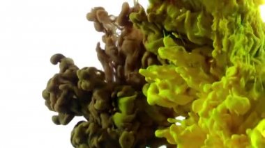 1920 x 1080 25 Fps. çok güzel soyut mükemmel renkli boya su arka plan doku videoda yayılır..