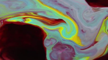 1920 x 1080 25 Fps. çok güzel soyut renkli canlı dönen renkler patlama boya patlama doku arka plan Video.
